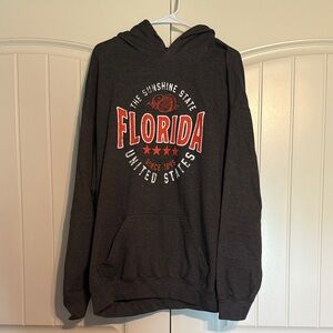 Florida Graphic Hoodie - Dark Gray